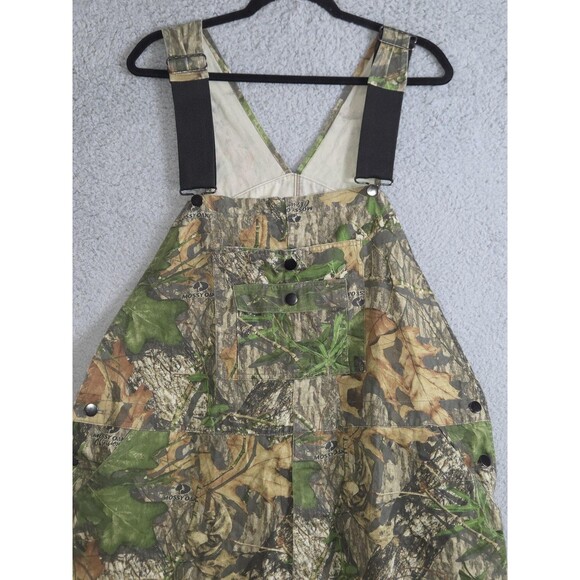 Mossy Oak Bib Overalls Mens 2XL Camo Explorer Hunting Cargo Adjustable Outdoors - Picture 3 of 11